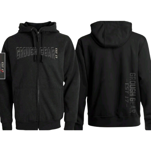 Unisex Initial Zip Hoodie Double Print