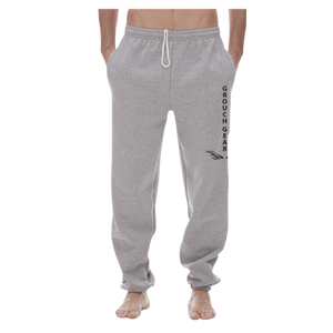 Men's Closed Bottom Sweatpants ~ Grey