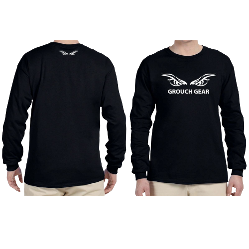Men's Long Sleeve Writing on Front