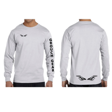 Men's Long Sleeve with Writing on Sleeve ~ white