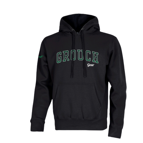 Unisex Initial Embroidered Pullover Hoodie – Grouch Gear